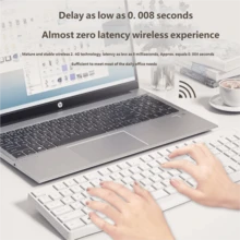 HP C10 Wireless Keyboard 2.4G Business Office Keyboard Minimalist Durable Splash-proof 104-Key Computer Keyboard Long Battery Life Rechargeable Keyboard Mouse For PC Laptop - 查看 9