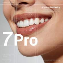 Pasta de Dientes Blanqueadora Popping 7-Pro | Blanqueamiento Profundo y 7 Probióticos para la Salud Oral | Perlas Moradas para Frescura Extra | Sin Flúor, Seguros para el Esmalte, Sabor Menta Fresca - Pasta de dientes blanqueadora - Ver 3