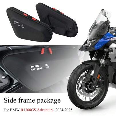 New For BMW R1300GS Adventure R 1300 GSA R1300 GS ADV 2024 2025 Motorcycle Side Frame Bag Storage Package Bags Waterproof Bag