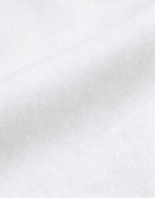 glestore 男士復古純色捲袖立領亨利衫 - 輕盈透氣、大尺碼、100%純棉、適合四季的休閒襯衫、夏季男裝 - 白色 - 查看 8