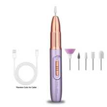 300mAh Electric Nail Drill, Adjustable Speed, Nail And Foot Care Set For Manicure And Pedicure, Nail Polishing Tool For Removing Gel Polish And Calluses - Multicolor - View 14