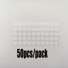 16片/50片水晶键帽贴纸，适用于凸起键盘，可爱简约猫爪打字辅助设计，透明键帽垫可防止指甲损坏。 - 查看 10