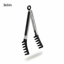 Kẹp gắp thức ăn bằng silicon chịu nhiệt, kẹp chống bỏng nhà bếp, kẹp nướng bánh, kẹp bít tết, kẹp nướng thịt BBQ dùng cho chảo chống dính. - Nhiều màu - Xem 12