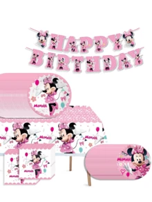 Disney 迪士尼米奇生日派对用品套装包含餐盘、纸巾、横幅和桌布。这款米奇主题套装非常适合婴儿派对、生日派对、家庭聚会、节日庆典、宝宝周年纪念、教室和幼儿园装饰，以及室内/室外冬季主题派对装饰。 - 彩色 - 查看 6
