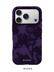GIIPPA 1pc Deep Purple Background With Iris Flower Pattern Design, Phone 17 Pro Max Phone Case, Compatible With Phone 16 Pro Max, 15 Pro Max, 14 Pro Max, Korean-Style High-End Fashionable And Interesting Phone Case, Compatible With 11/12/13/14/15/16 Pro Max Plus, Elegant Design Suitable For Both Men And Women, Perfect Gift For Girlfriend On Easter, Wedding Season And Birthday! - Multicolor 2 - View 1