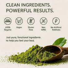 2-Pack RYNE Mushroom Matcha Powder, USDA Organic, Natural Focus & Energy, Pre-Workout & Work Support - 60份 - 查看 4