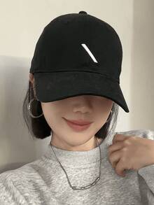 1件装 女士字母刺绣可调节休闲棒球帽 适合户外佩戴 柔软舒适 简约透气 街头音乐节 Y2K 节 返校季 秋冬季礼物 音乐节 - 彩色 - 查看 6