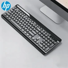 HP C10 Wireless Keyboard 2.4G Business Office Keyboard Minimalist Durable Splash-proof 104-Key Computer Keyboard Long Battery Life Rechargeable Keyboard Mouse For PC Laptop - 查看 12