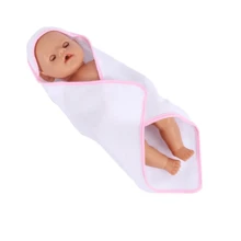 1pc 39*39cm Doll Clothes Cuddle Blanket For Doll Girls Up To 18 Inches, Suitable For 43cm Reborn Dolls - Multicolor - View 4