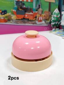 1pc Metal Buzzer Button, Calling Bell Buzzer Suitable For Front Desk Serving Bell, Pet Puzzle Button - Pink - View 8