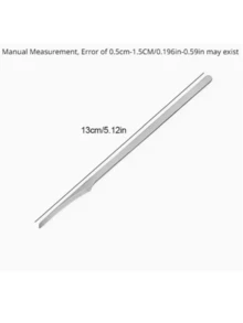 2件組不鏽鋼腳部刮皮器，迷你便攜款，長度8.2cm/3.22英吋，專為去除死皮設計，男女皆適用 - 彩色 - 查看 5