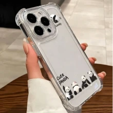 Appleおよびスマートフォンに対応。プレミアムTPU素材を使用し、エアバッグ落下保護設計を採用。IDカード用のカードホルダー付き。 可愛いパンダCute PANDALovelyケース  11  17e 手机壳  17e 手机壳 家族、恋人、友人、そして子供たちへのプレゼントに最適です。  A53 5G/15/13 Pro Max/11 Pro Max/14 Pro Max/15 Plus/11 Pro/15 Pro/A34/17e/14/A25/17 Pro/13/17/16/A15 5G/A54 5G/16 Pro Max/12 Pro/17 Pro Max/16 Plus/A55 5G/14 Pro/A14/Apple  Air/A35 5G/16e/A56 5G/16 Pro/14 Plus/15 Pro Max/12/ 13 pro/12 Pro Max/A26 5G/A36 5G - クリア - チェックする 2