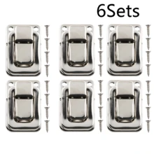 Khóa chốt vuông bằng sắt mạ đồng/vàng/bạc, kiểu hộp, thích hợp cho hộp trang sức, tủ, hộp gỗ nhỏ, các loại hộp thủ công thông thường, rương hành lý và khóa. - Nhiều màu - Xem 18