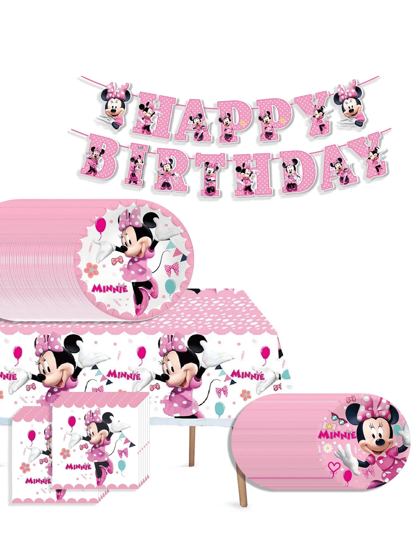 Disney 迪士尼米奇生日派对用品套装包含餐盘、纸巾、横幅和桌布。这款米奇主题套装非常适合婴儿派对、生日派对、家庭聚会、节日庆典、宝宝周年纪念、教室和幼儿园装饰,以及室内/室外冬季主题派对装饰。 - 彩色 - 查看 1
