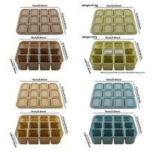 1pc 12-Cavity Silicone Ice Cube Tray With Lid, Soft And Easy To Release, Suitable For Cocktails, Whiskey, Soup And Meal Prep, Reusable Kitchen Ice Tray, Practical Home Bar And Party Accessory, Summer Drink Essential And Holiday Gift - Multicolor - View 5