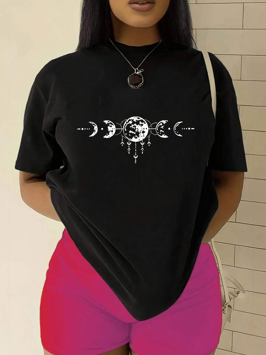 Camiseta retro minimalistara mujer - Camiseta de manga corta de uste hoado, pura, suave y transpirable, adecu para uso casual, compatible con blusas para diseño de marca Tr, prenda superior ligera lavable a máquina (uste hoado, consulte la tabla de tallas)