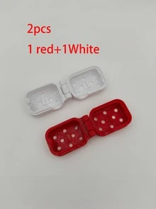 2个装透气牙刷头保护盒，防尘抗菌便携收纳盒，塑料牙刷头保护套，电动牙刷头收纳盒，透气旅行保护套，多色通用牙刷头防尘盒，适用于居家、出差、旅行，电动牙刷头保护 - 彩色 - 查看 12