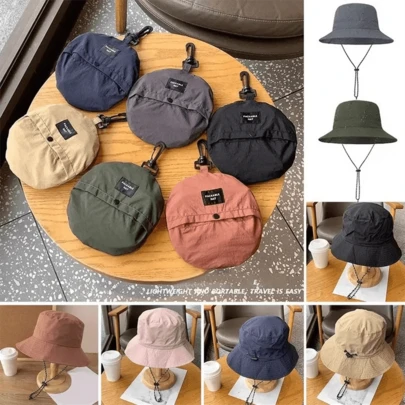 Unisex Sun Hat, Suitable For Outdoor Travel, Hiking, Leisure, Lightweight And Fashionable, Suitable For All Ages, Suitable For Outdoor Wear, UPF50+ UV Protection Function In Summer (Excluding Wind Rope)