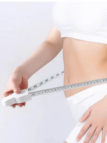 3D可伸缩Y型腰围尺，柔软皮革材质，双面测量，适用于健身、人体测量、裁剪、缝纫、手工制作 - 多色 - 查看 12