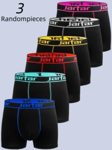 1/3/6 chiếc quần boxer nam màu trơn, làm từ vải polyester, mềm mại và thân thiện với da, phù hợp cho thể thao, đám cưới, tỏ tình, kỷ niệm, mặc hàng ngày và các dịp khác. Quần short nam, quần boxer nam, quà tặng cho bạn trai, quà tặng Ngày của Cha, đồ lót nam - Nhiều màu - Xem 18