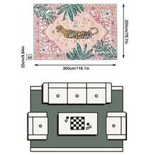 1PC Rug, Carpet, Area Rug, Door Mat, European & American Vintage Persian Jungle Tiger Totem Outdoor Rug, Suitable For Entryway, Balcony, Garden, Outdoor, Patio, Living Room, All-Season Soft Machine Washable Rug Mat, Home Decor - Multicolor 1 - View 12