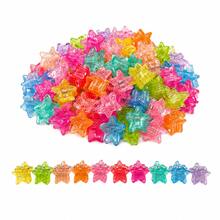 Mini Onion Powder Hair Clip, Candy Color Mini Flower Hair Clip Suitable For Girls Daily Wear, School, Party, Vacation, Birthday, Photography - Multicolor - View 11