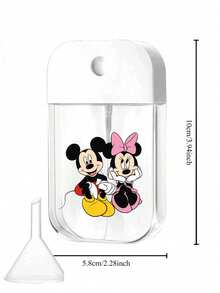 Disney 1/2件組可愛史迪奇香水瓶 便攜卡通噴霧瓶 精巧旅行尺寸透明容器附白色蓋 史迪奇卡通設計 適合旅行必需品、化妝品與護膚品 角色主題瓶身耐用透明化妝品收納盒 - 彩色 - 查看 20