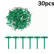 5/10/20/30個 綠色胸花夾花 T型夾 婚禮花藝製作工具 DIY 翻領花固定夾配件 - 綠色 - 查看 14