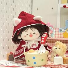 20cm Doll Clothes Set Series, Doll Costume Dress Up, Cute Outfit Set, Doll Accessories, Plush Doll Clothes, Celebrity Doll Outfit, Party Favors, Birthday Gift (Doll Not Included) - Multicolor - View 3