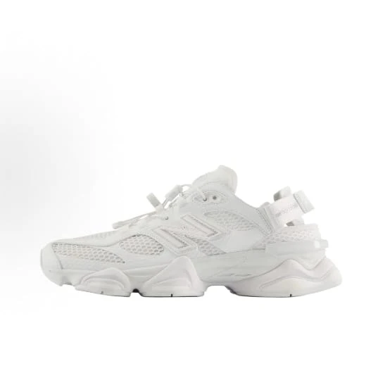 New Balance NB 9060 Comfortable Fit Running Shoes, Unisex, White - White - View 1