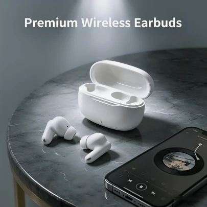 หูฟังไร้สาย, หูฟังเกมมิ่ง HiFi สเตอริโอ, หูฟังบลูทูธ, หูฟังไร้สาย TWS True Wireless, เหมาะสำหรับเล่นเกม, ฟิตเนส, กีฬา, ทำงาน, วิ่ง, ยิม