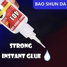 401 Glue - Quick Drying, No Heating Required, Suitable For Jewelry, Plastic, Faux Leather And Metal - Strong Adhesive Glue, Applicable For DIY Crafts, Shoe Repair, Rings, Hair Clips And Earrings | Transparent Label Design | Includes Precision Dropper, Versatile And Easy To Use, Super Strength Shoe Glue - Transparent - View 11