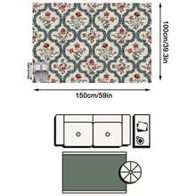 1pc Rug, Carpet, Area Rug, Door Mat, Runner, French Romantic Floral Striped Bohemian Style Area Rug - Large Size Carpet For Bathroom, Kitchen, Entryway, Hallway, Bedside, Living Room, Bedroom, Washable And Suitable For All Seasons, Home Decor - Multicolor - View 17