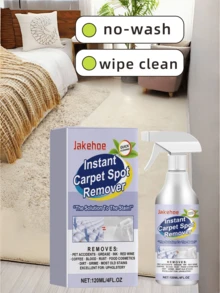 JAKEHOE 地毯清洁剂;地毯去污剂;地毯清洁工具;可去除各种污渍,如墨水、化妆品等。 - 液體 - 查看 2