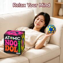 Squishy Textured Fuzz Ball Stress Toy, N00DOL Squeeze Fidget For Adults, Anxiety Relief & Sensory Stimulation For Daily Use - S50 - 查看 5