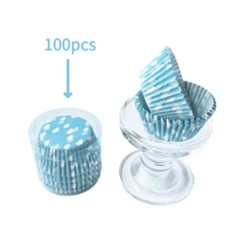 Cake Paper Cup Liners Cloud Sky Pattern Greaseproof Paper Baking Cups Cake Liners Baking Tools Cake Tools - Clouds and Sky - View 15