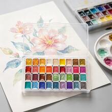 36 Color Metallic Paint Palette For Artists|Soft Pearl Tones To Bold Shine Elevate Creations With New Layers Of Bright Luminosity - Sets - View 5