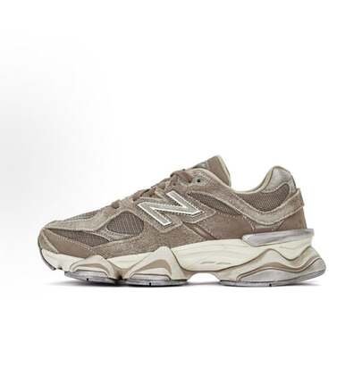  New Balance NB 9060 Mesh Pigskin Comfortable, Versatile, Wear-Resistant And Slip-Resistant Low-Top Casual Shoes, Unisex, Grey-Brown.