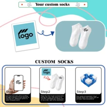 1 par de calcetines personalizados, calcetines con rostro personalizado, calcetines con foto personalizada, calcetines con estampado personalizado, adecuados para otoño/otoño/primavera/verano, adecuados para vacaciones - Multicolor - Ver 5