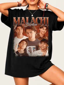 Urban Style 2026 Unisex T-Shirt, Cult Personality Teen Bootleg Collage Casual Outfit - Black - View 1