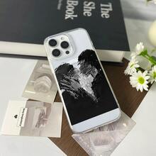高透明アクリル製ソフトフォンケース、傷に強く、黄ばみ防止、レンズを完全に保護、Apple モデルと互換性あり、エッジを完全にカバーして指紋防止、シンプルで多用途なデザイン。 モノトーン心型抽象画ケース  11  17e 手机壳  17e 手机壳 家族、恋人、友人、そして子供たちへのプレゼントに最適です。  15 Plus/15/S25 Ultra/12 Pro Max/S24 Ultra/S24/12 Pro/13/S23 Ultra/S23 FE/14 Pro/13 Pro Max/17/S22 Ultra/S25/S23/14 Pro Max/16 Pro/S25 Edge/11 Pro/15 Pro/ 13 pro/S24 FE/12/17 Pro/16e/S22/17 Pro Max/16/15 Pro Max/S22 Plus/Apple  Air/11 Pro Max/16 Plus/17e/14 Plus/14/16 Pro Max - クリア - チェックする 4