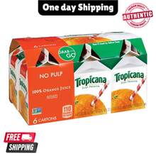 Tropicana Pure Premium Original Orange Juice Drink No Pulp 8 Fl Oz Cartons 6-Pack Refreshing Beverage - one-size - View 1