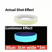 Ruban fluorescent réactif aux rayons UV noirs/ruban luminescent néon - Ruban super lumineux, 3 tailles par couleur, convient pour Halloween, sports de nuit, marquage d'atelier, idéal pour la décoration de la maison, la décoration de Noël, la décoration de la chambre, les cadeaux de Noël, la décoration de Noël - Ruban fluorescent - Voir 11