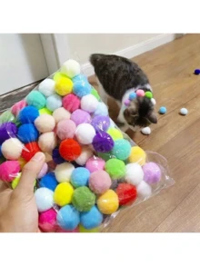 Cat Ball Launcher Toy, Includes 20/50/100 Balls - Interactive Fun - Exercise & Bonding - Ideal For Indoor Play (Random Color Launcher!!) - Multicolor - View 7