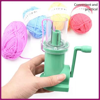  1 chiếc máy bện dây EDCUEBE7, dụng cụ bện dây quay tay nhiều màu sắc để tự làm vòng cổ, trang sức, đồ trang trí bằng sợi len, phù hợp cho người mới bắt đầu, quà tặng ngày lễ.