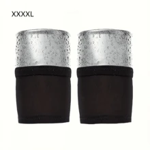 Z373 Random Color 1 Pair Of Women's Slim-Fit Arm Sleeves, Women's Tight-Fitting Arm Guards, Sweat-Enhancing Sauna Arm Bands, Suitable For Fitness, Sports, And Running - Blue - View 10