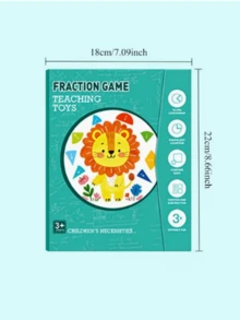 Fraction Learning Spinner | Numerator And Denominator Math Toy, Visual Fraction Teaching, Elementary Math Teaching Aid, Math Cognitive Learning Material, Suitable For Home And Classroom Learning, Learning Assistance Tool - Scoreboard - View 10