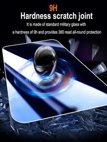 LissKas 4片裝 Galaxy S26 S25 S24、17 16 /Honor、15T/Poco/Note 15 全螢幕覆蓋鋼化玻璃螢幕保護貼，9H 硬度，防指紋 - 無色 - 查看 9