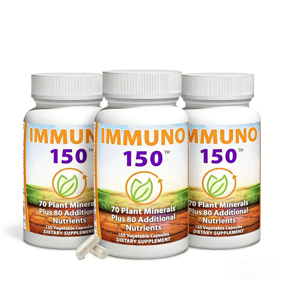 Immuno 150 Multivitamin Nutritional Supplement, Daily Natural Multivitamin Formula, 150 Capsules - 3件 - 查看 1