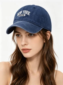 1pc Women's City Name "CALIFORNIA" Letter Embroidered Washed Vintage Baseball Cap, Suitable For Spring, Summer, Autumn, Winter, Sun Protection, Daily Wear, Outdoor Sports, Holiday, Travel - Multicolor - View 11